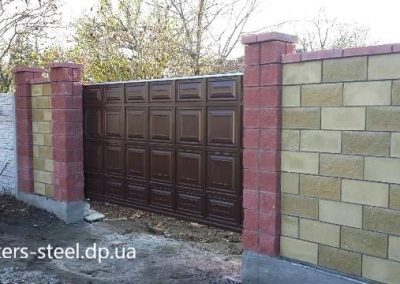 Ворота откатные филёнка